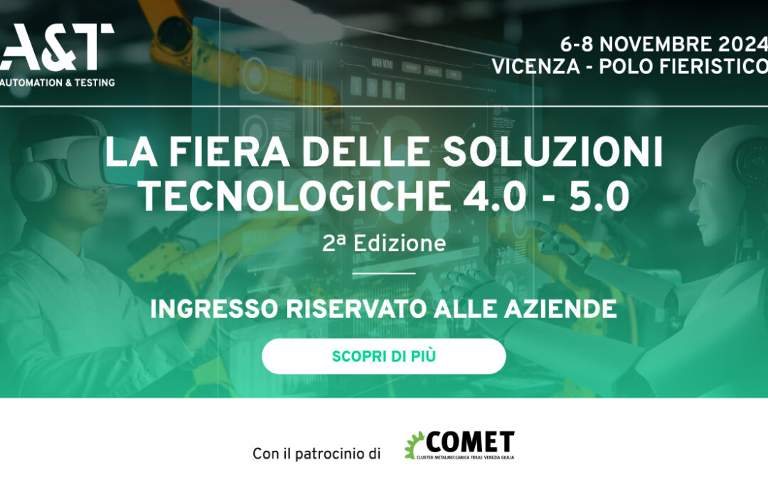 Passa a trovarci alla Fiera A&T Nordest | 6-8 novembre